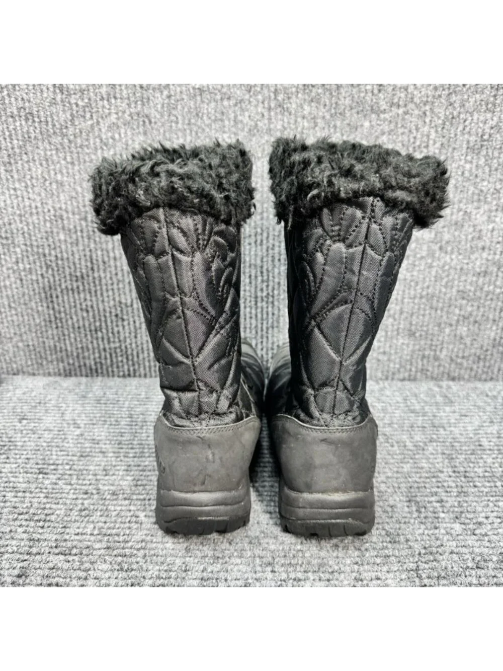 Keen Dry Burlington Boots Womens 10 Black Insulated Snow Mid Calf Quilted Zip